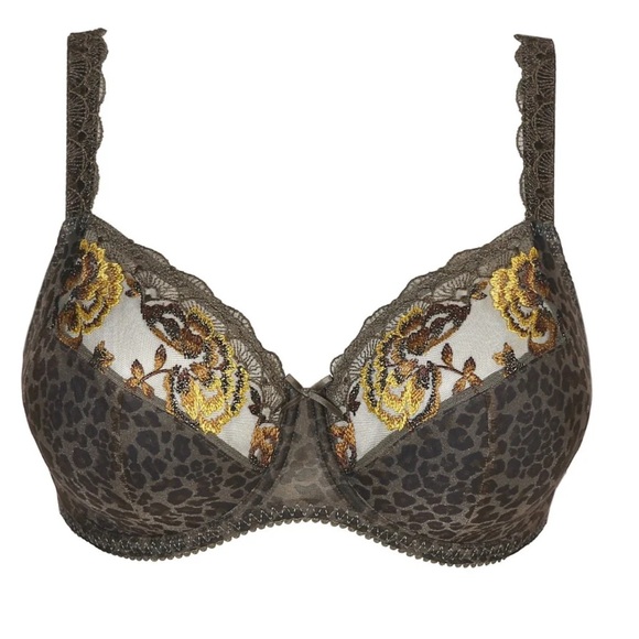 Prima Donna Palace Garden Full 4 part Cup Underwire Bra 34I metallic embroidery - Picture 2 of 15